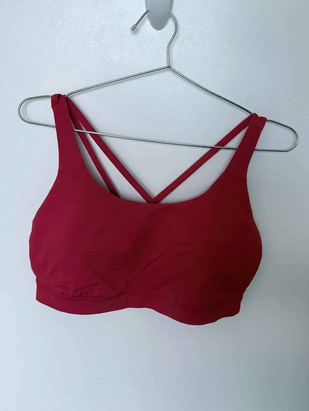 Lululemon Energy Bra *Medium Support, B–D Cups in Hot Heat Red Size 12